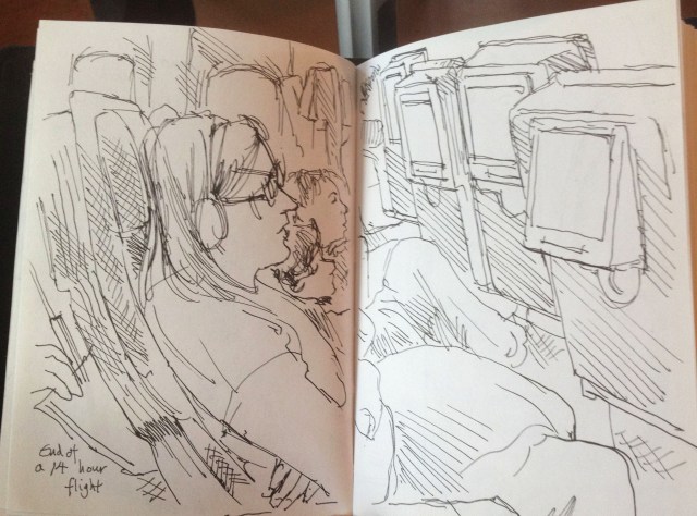 end of a 14 hour flight 2