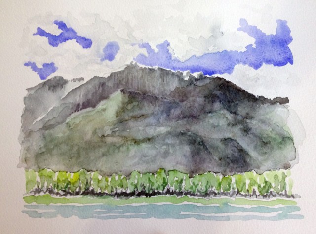 New mountain painting, 22.07.16