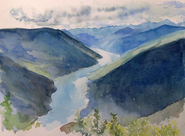 The reservoir from Eagle Knoll 28.07.16