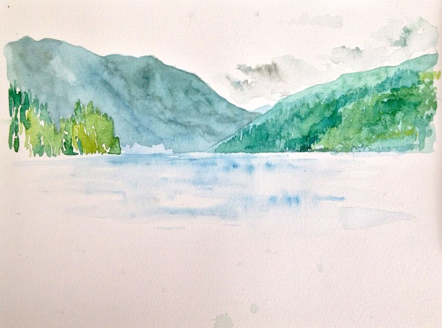 above the dam 1.08.2016