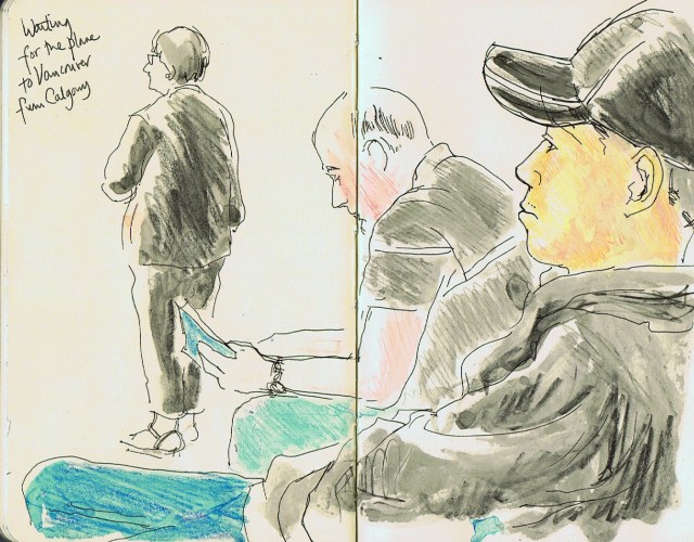 waiting for the flight Calvary to Vancouver 11.08.16